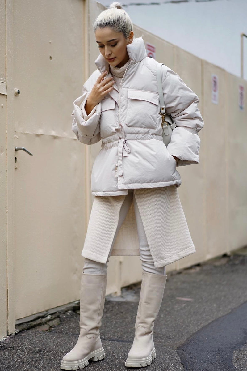 Yrsa Coat in ivory