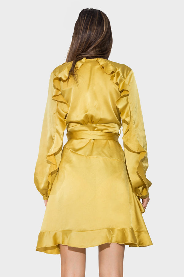 Ruffled Dress (yellow)