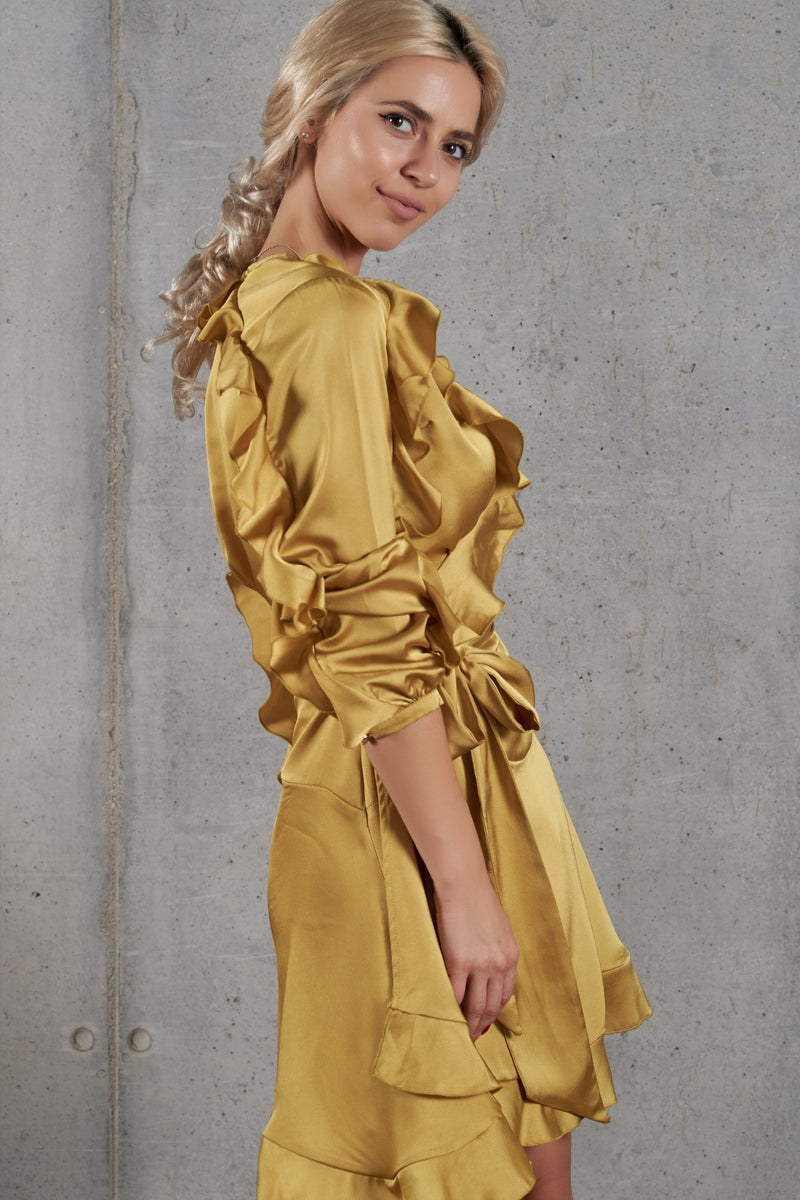 Ruffled Dress (yellow)