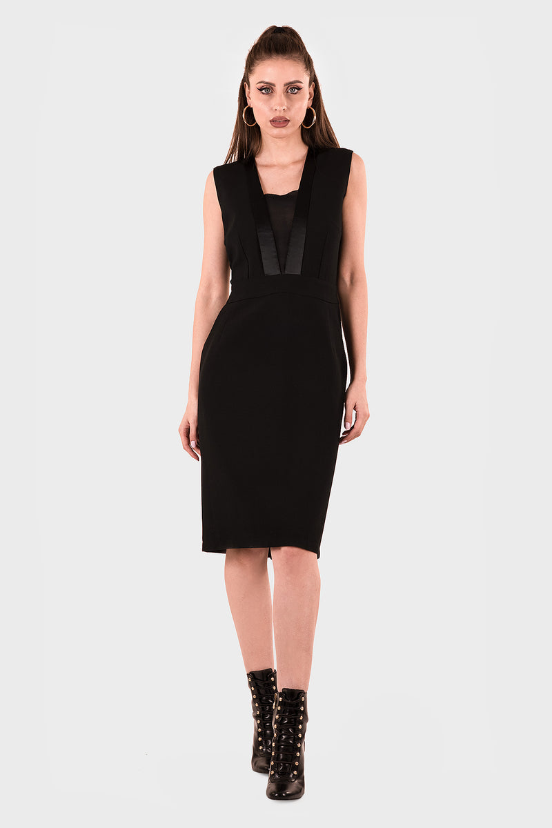 Celosia Black Dress