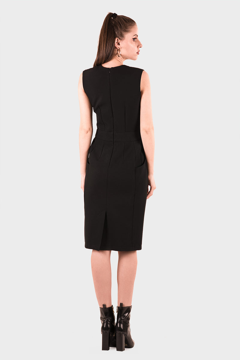 Celosia Black Dress