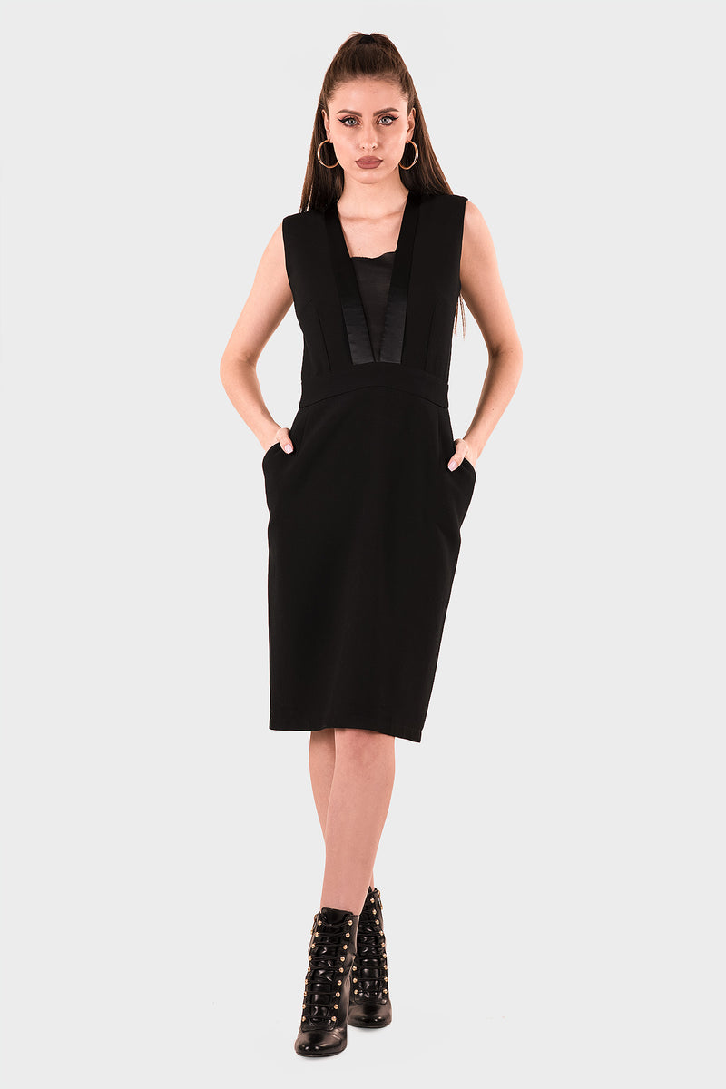 Celosia Black Dress